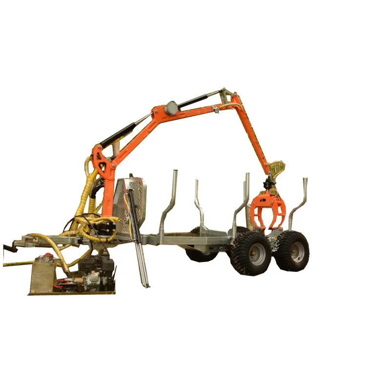 Log trailer 350 forest log loader