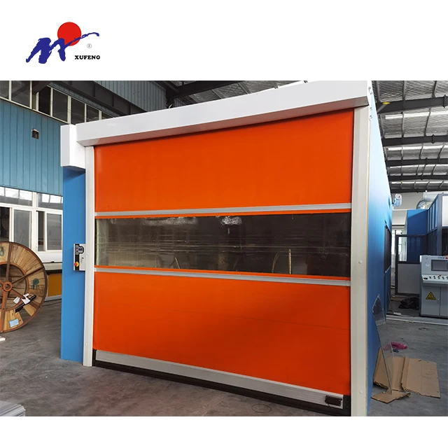 Fabric Plastic Roller Shutter Interior Factory Automatic High Speed Pvc Quick Door