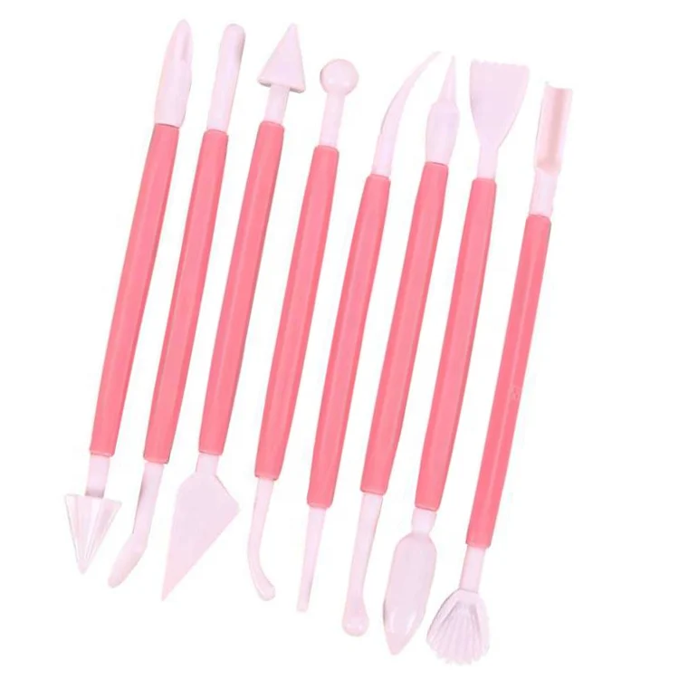 
Cake sugar carving knife making cutting tools 8pcs baking engraving set DIY carving pen set 