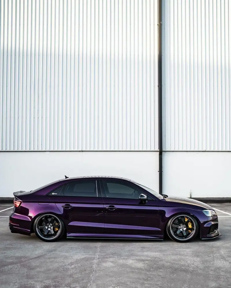 PET Release Liner Ultra Gloss Midnight Purple Car Wrap Vinyl Film for Car Decoration