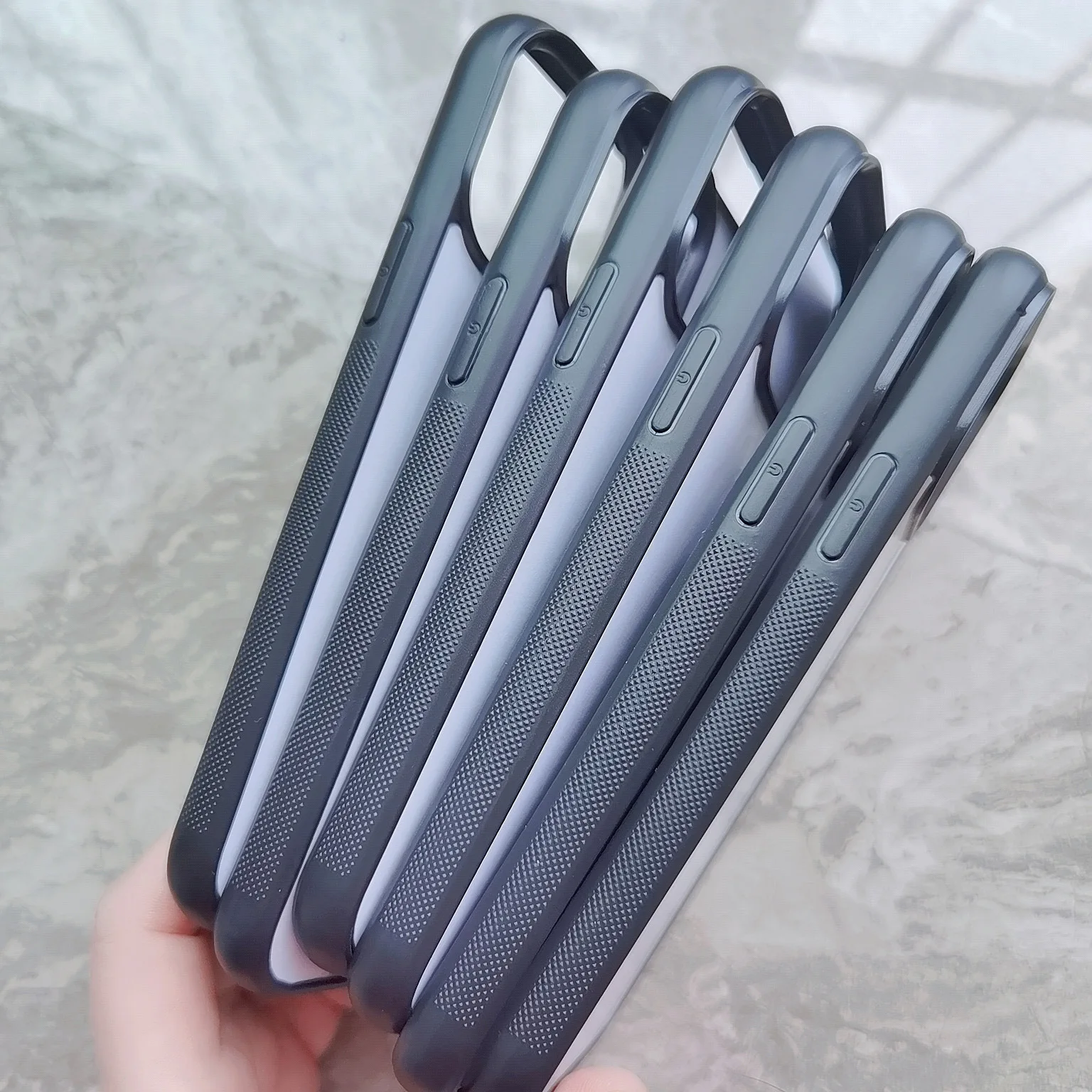 Склад 2d сублимационный чехол для телефона Iphone 15 Pro Max Samsung прозрачный белый черный