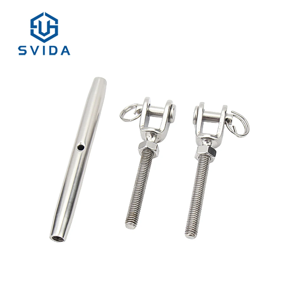 In Stock Stainless Steel M5 M6 M8 M10 M12 Closed Body Turnbuckle Marine Hardware Rigging