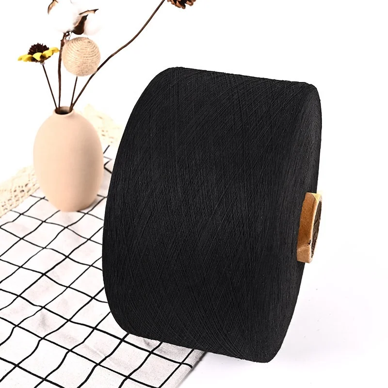 Stock Lot Quality OE Cotton Spun TC Recycled Knitting Yarn cotton yarn for Socks Jeans