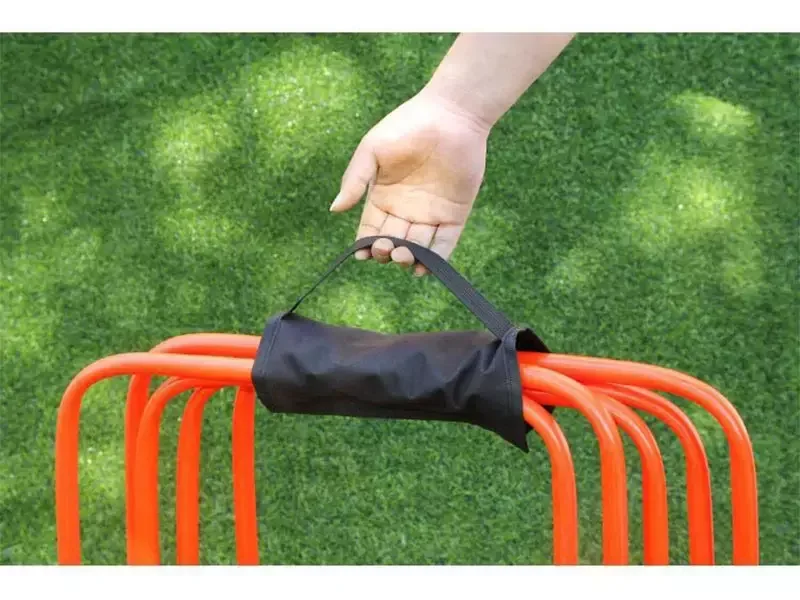 Soccer Disc Cone Training Marker Football Soccer Sports Training Cones Flexible Hurdles Agility Cones Kit With Carry Bag