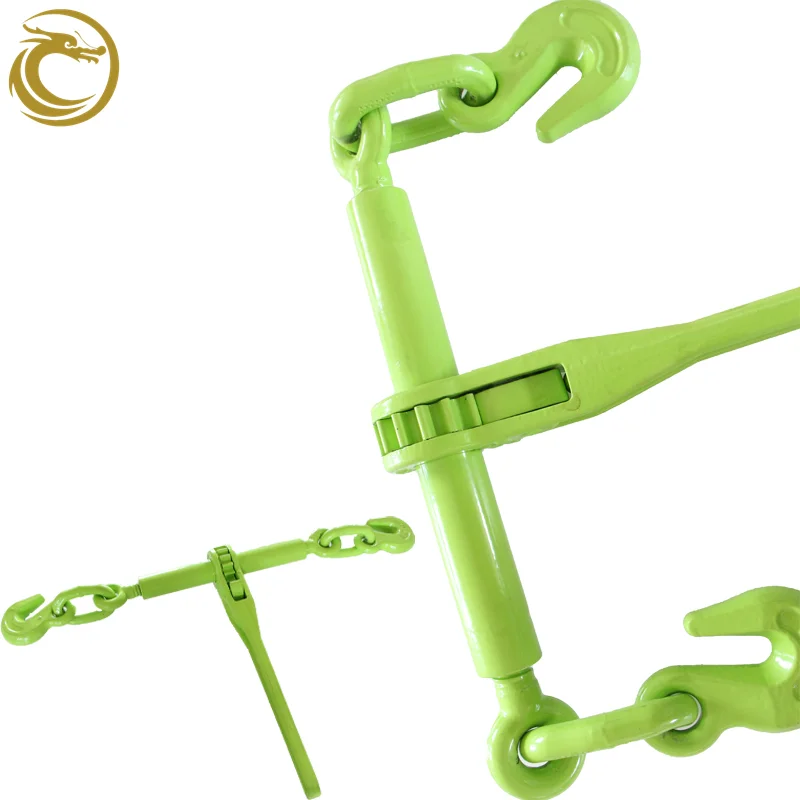 Heavy Duty Forged Ratchet Load Binder 1/2 with Grab Hooks