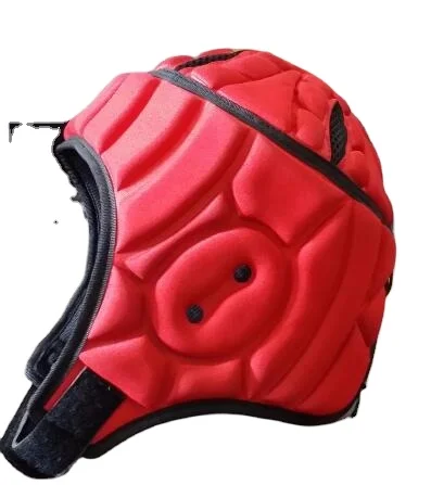 
 Мужская и Женская Профессиональная Футбольная форма, шлем вратаря, спортивная резиновая шапка для регби, защита головы, вращающаяся шапка, волоконная защита головы  