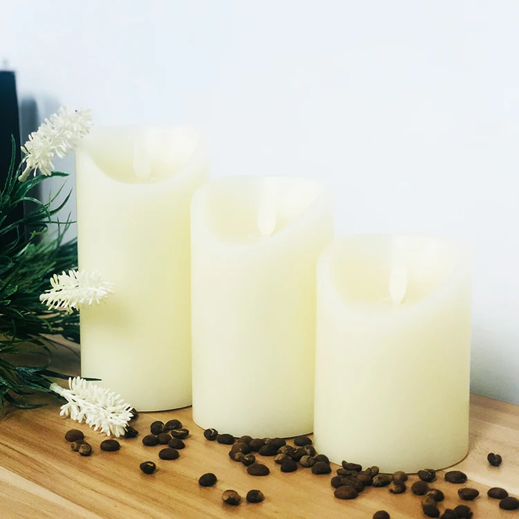 Christmas Candle Light Wholesale D7.5*H15CM Flameless Led Candle