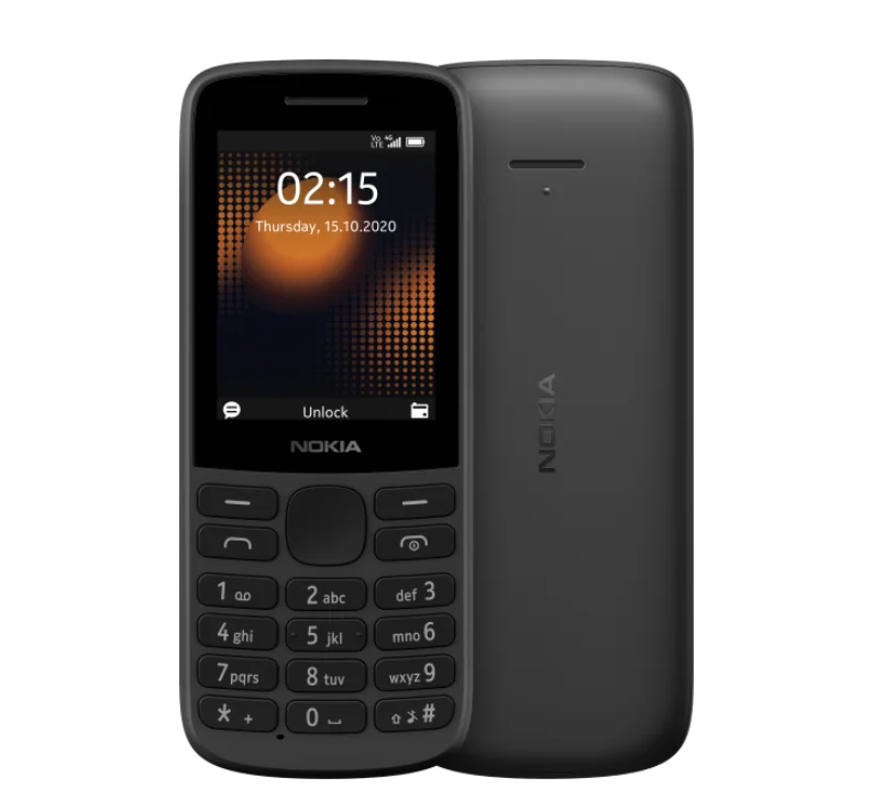4G Android function cell phone No-kia 215 has hotspot function, Google service