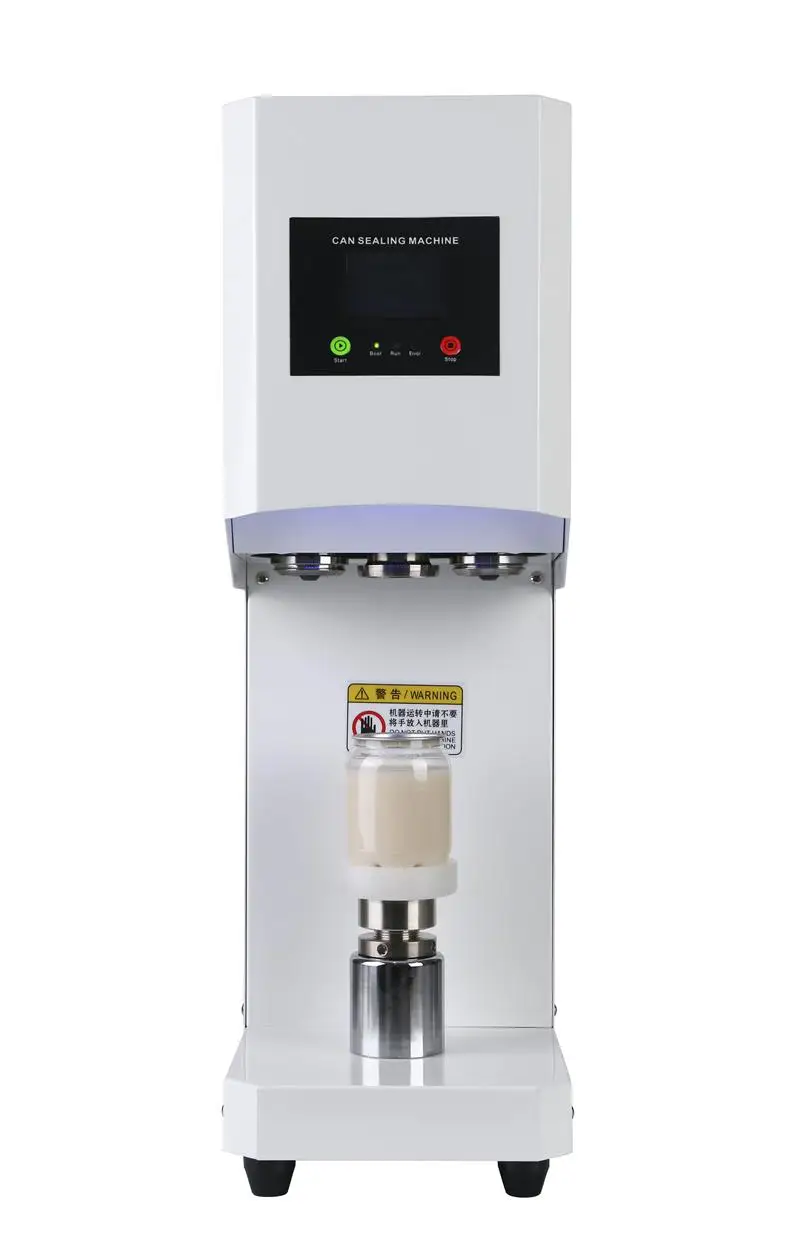 Automatic Rotary Beverage Cans Capping Machine Container Sealer Machine Electric High Efficiency Intelligent Can Sealing Machine