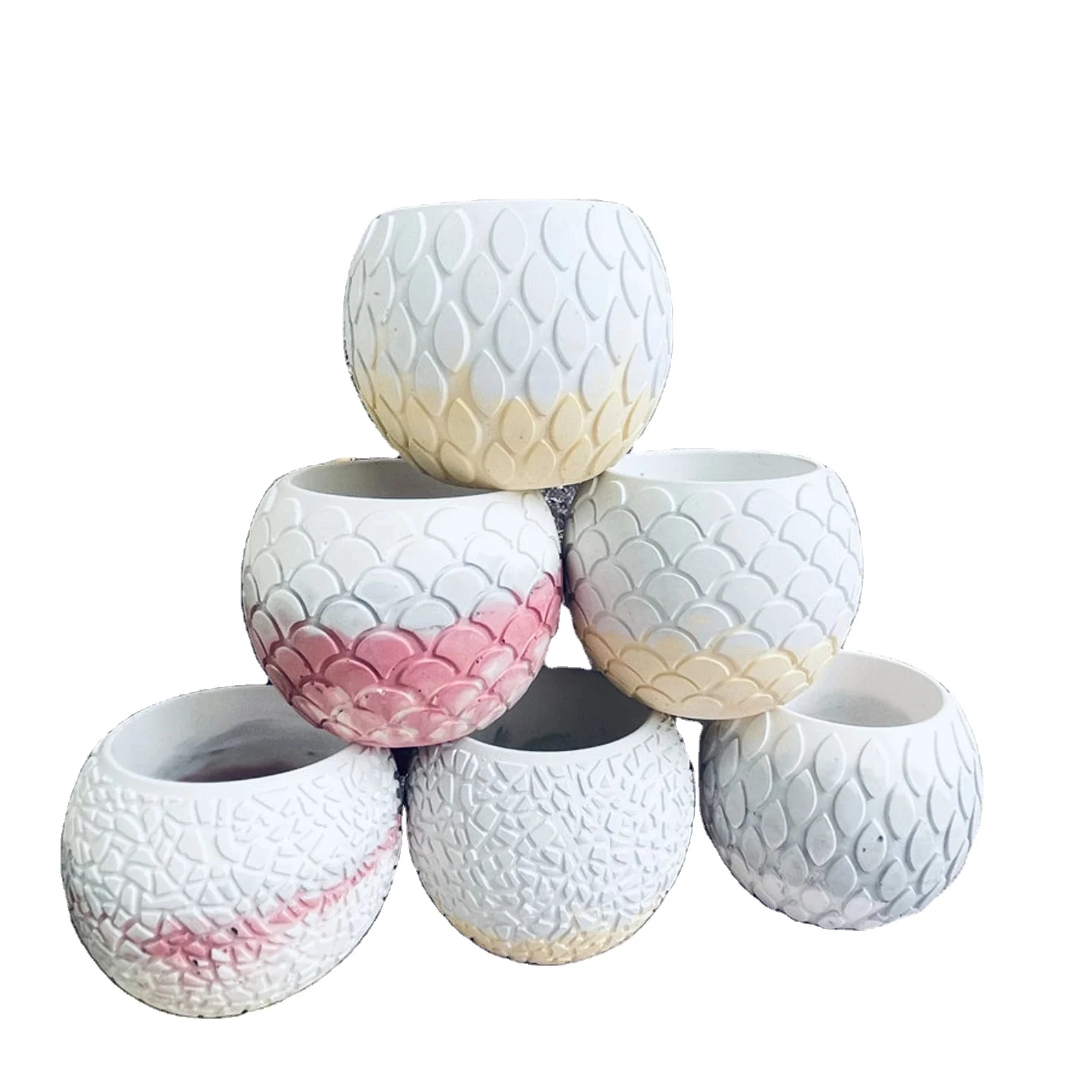 Round Point Vessel Jar Silicone mold DIY handmade Epoxy Resin Concrete Cement jesmonite Candle Storage Can Plants Flowerpot