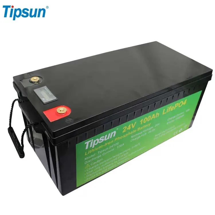 Китайский завод Tipsun 24v 100ah LiFePO4 аккумуляторная батарея Lifepo4 для хранения солнечной энергии дома солнечные батареи