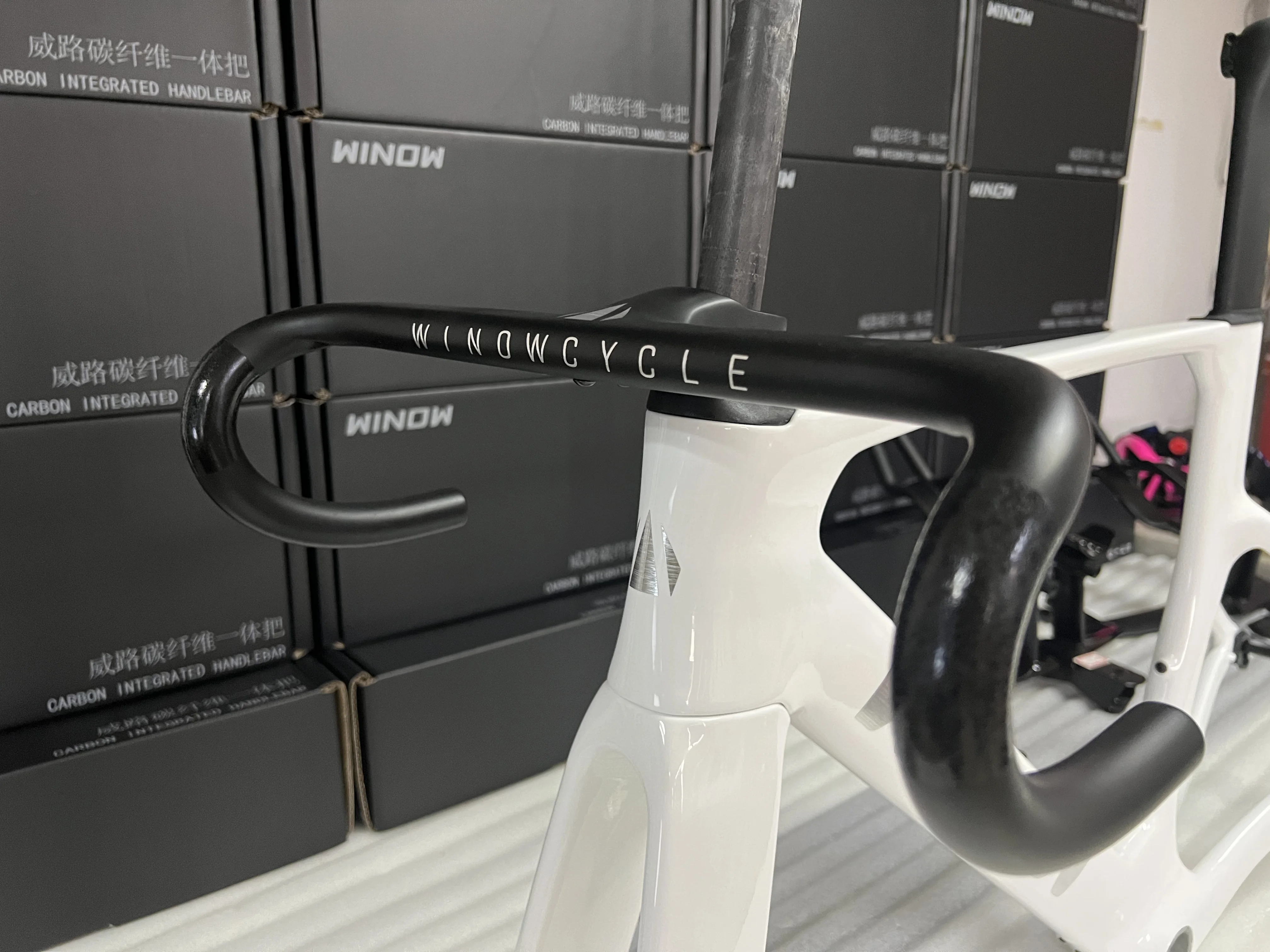 2024 WR054 New Model 32C Aero Carbon Disc Brake Road Bicycle Bike Frame T47 with UDH Hanger Fit For Mechanical&Di2