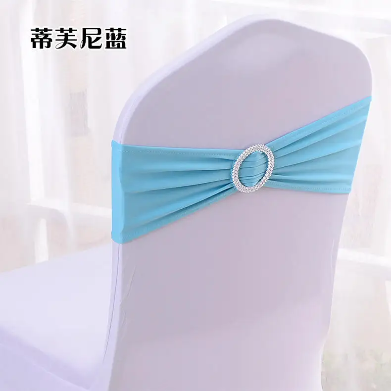 Spandex Sash Wedding Chair Band Stretch For Chair Covers Decoration