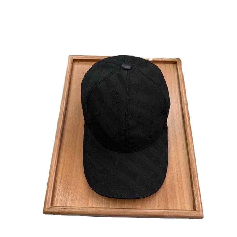 Solid Color Striped Printed Dome Ball Caps for Men Designer Letter Jacquard Sport Cap Outdoor Sun Protection Women Hip Hop Hats