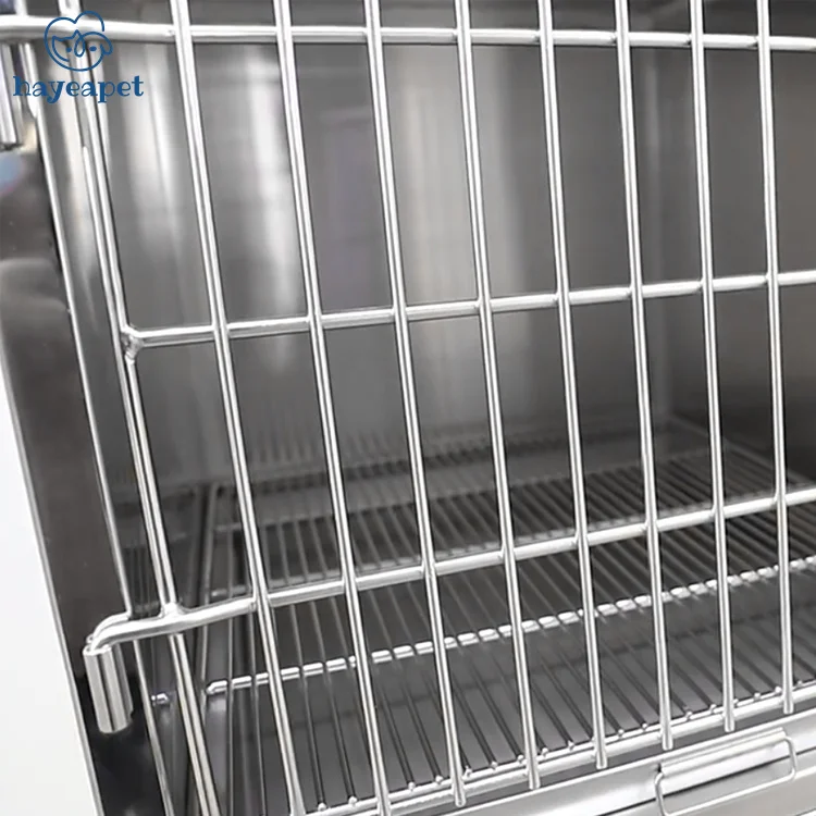 Manufacturer Medical Device Oxygen Veterinary Cage Stainless Steel Wooden Case 1 Piece Silver Vet Products Diagnosis & Injection