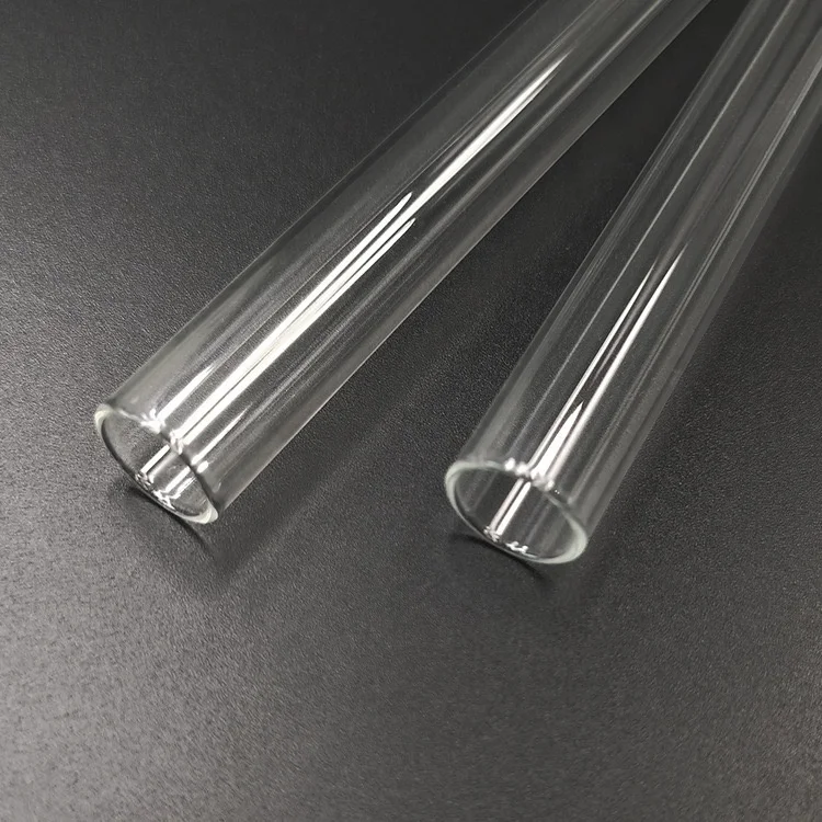 Transparent Cylinder High Transmittance Quartz glass Pipe High Purity Quartz Glass Tube