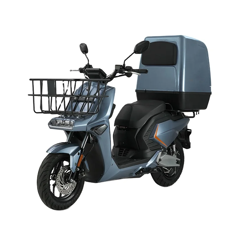 Pizza X Fast Food Delivery Electric Scooter With Big Rear Box Electric Scooter Electric Motorcycle