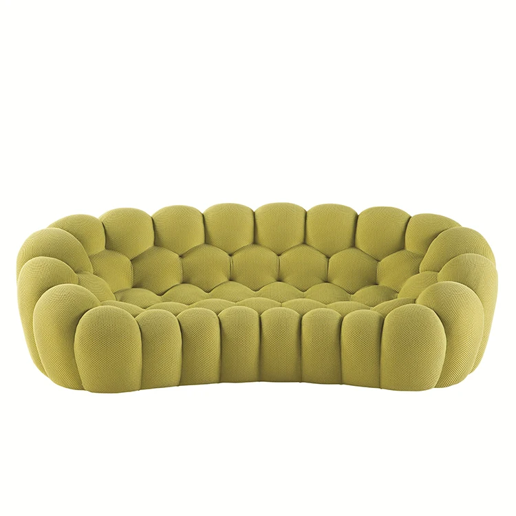SPARKLE Italian sofa minimalist Rochburg network red designer Nordic small living room pumpkin bubble fabric sofa combination