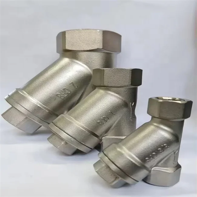 1/2'Factory Price Stainless Steel Industrial Y Type Filter Strainer Valve Flange JIS Y Type Filter