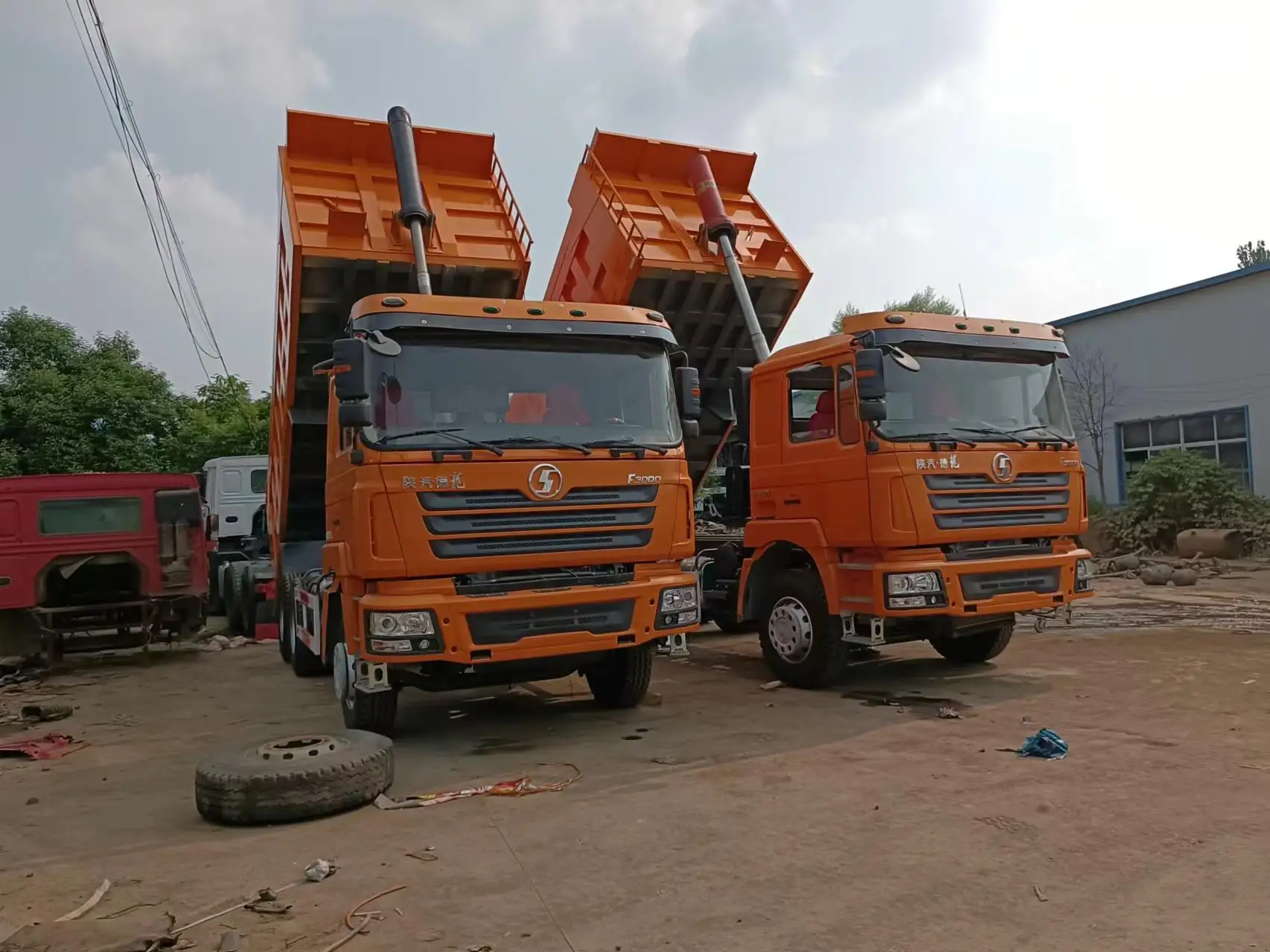 Wholesale 6x4 New second hand Shacman F3000 dumper tipper 10wheels 20ton 30ton slag muck dump truck