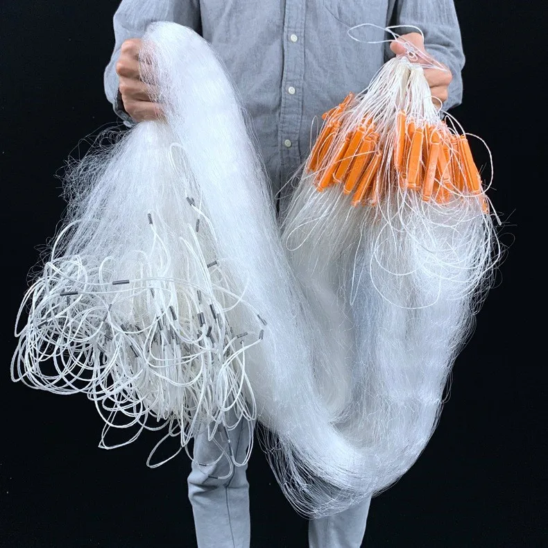 Wholesale custom three layer fishing nets with floating shrimp nets