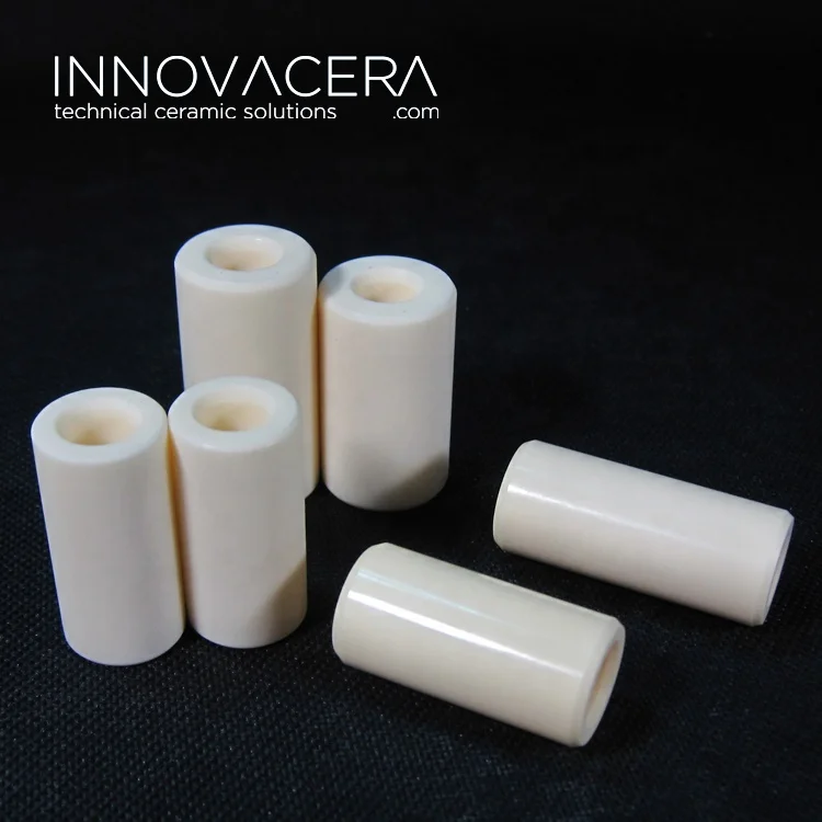 INNOVACERA Good Thermal Shock Resistant Glazed Al2O3 Alumina Corundum Protection Pipe