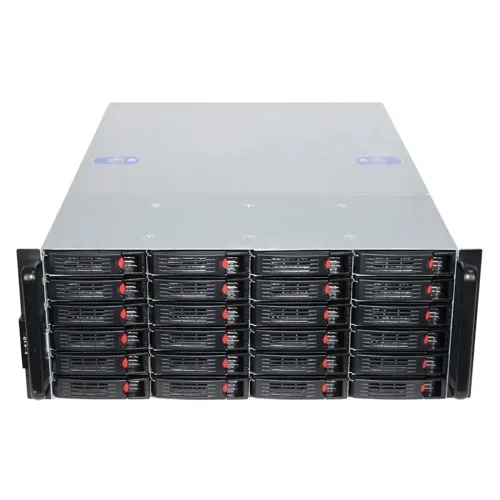 Large Network Storage ATX 7 GPU 4U NAS 24 bay hot swap server case 4u server chassis