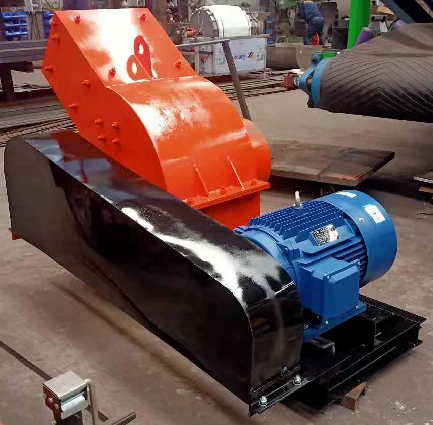 Small portable 400X300 350*500 hammer crusher for sale for stone gravel coal salt gold mine clay crushing