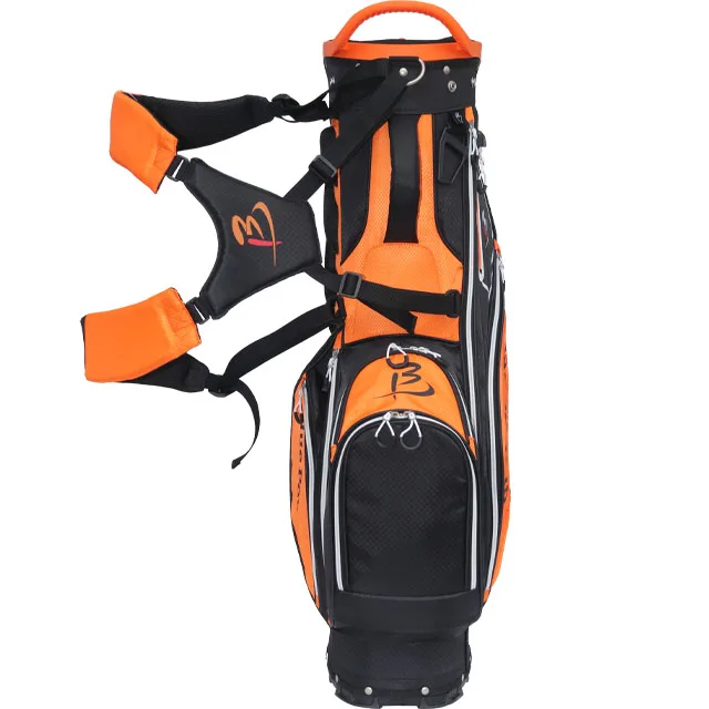 Fasion new style hotsale Blue green pink grey Orange nylon cooler golf bags with stand,golf bag stand