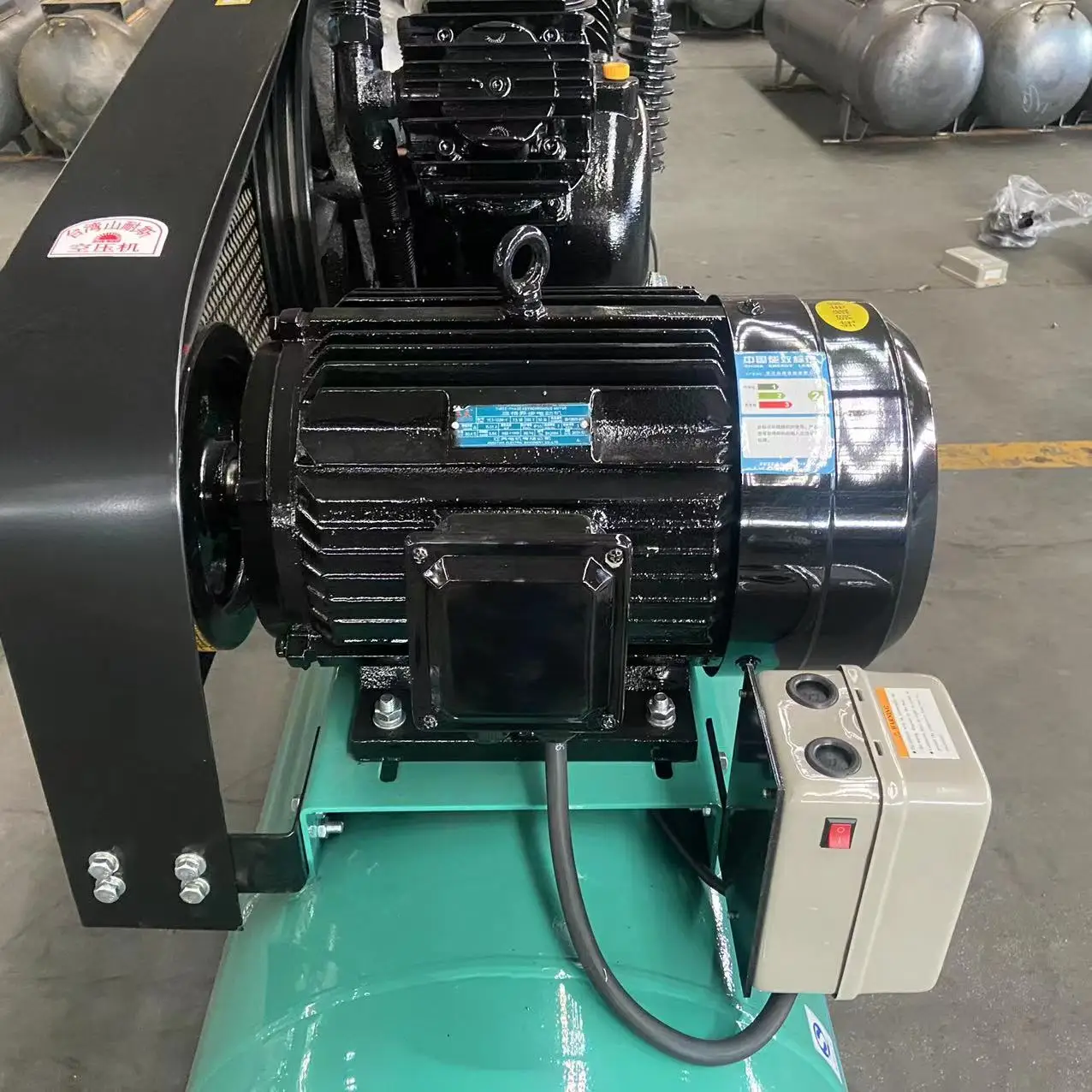 Поршневые воздушные компрессоры высокого давления 42cfm 12bar 11kw 15hp поршневые прямые распределитель