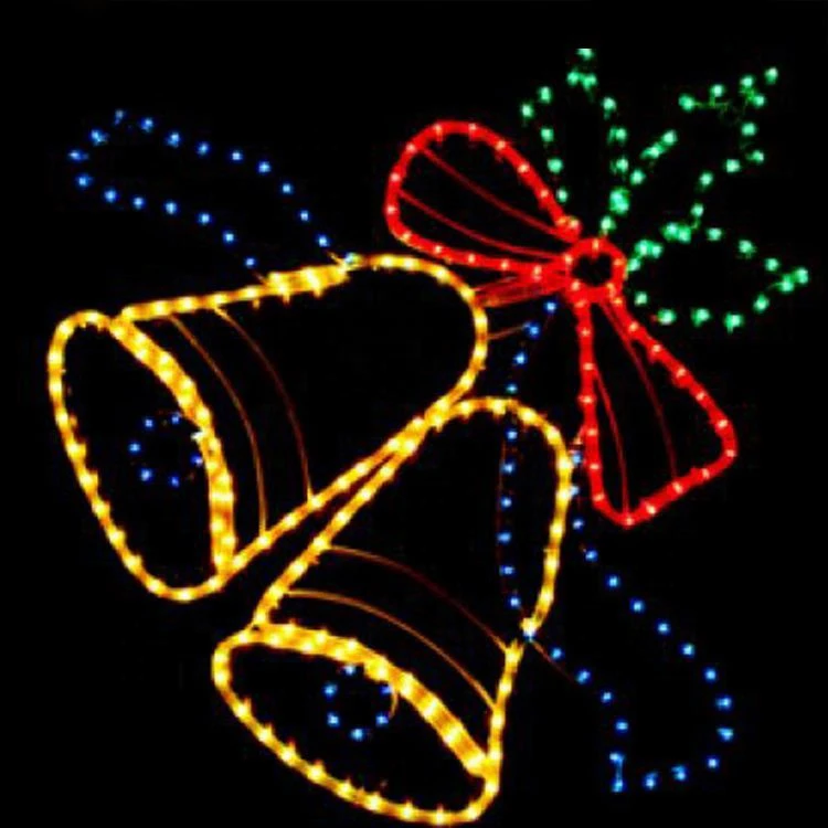 Оптовые индивидуальные украшения 2d Led праздник Рождество BallsStreet мотив