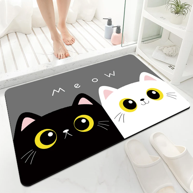 Bathroom Mat Rug Super Absorbent Floor Mat with Rubber Backing Quick Dry Bath Mats for Bathroom Non Slip Bath Rugs