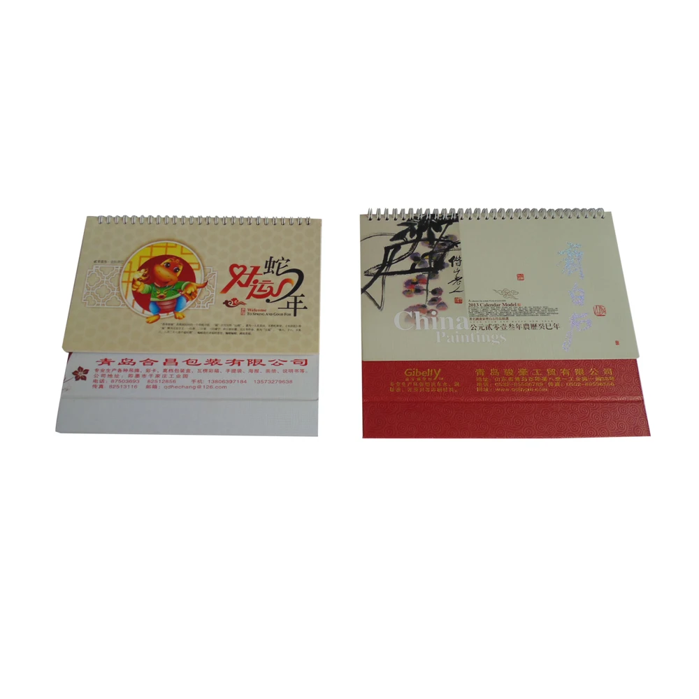 Wholesale New Style Flip Over Promotion Stand Desk Calendar