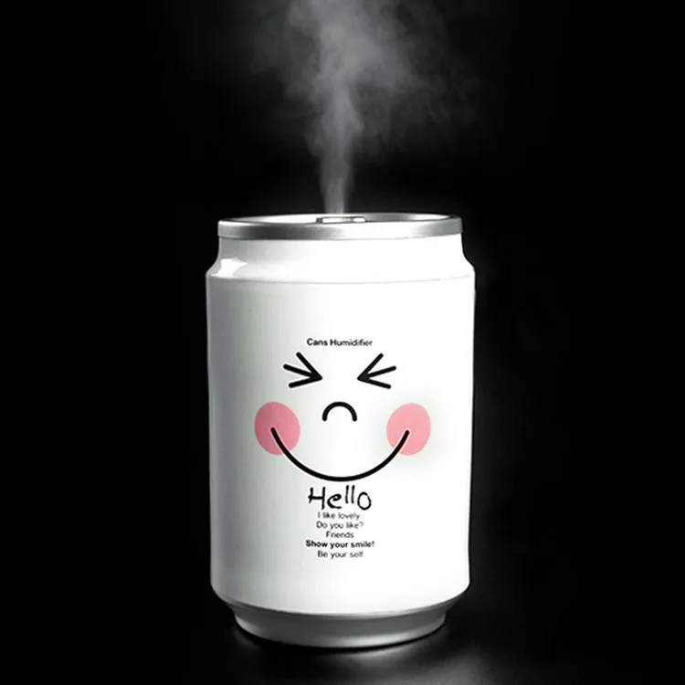 Smart home appliances USB charging Mini personal cans air humidifier plastic empty refillable cartoon paint spray