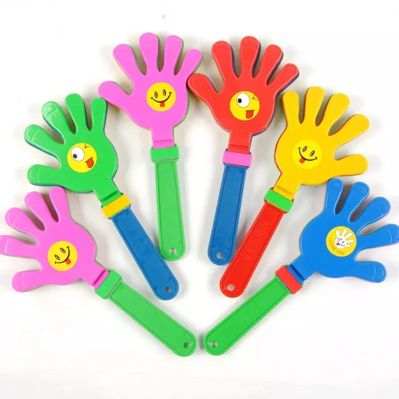 Promotion Gift Noise Maker OEM Clap Plastic Cheering Hand Clapper Sport Fans Cheering Activities clapping Toy Hand Clapper