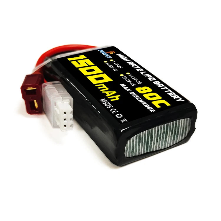 PONFLY 7 4 В 1500 мАч Lipo аккумулятор 80C 11 1 мягкая батарея для радиоуправляемого самолета Квадрокоптер вертолет Дрон FPV гоночный хобби