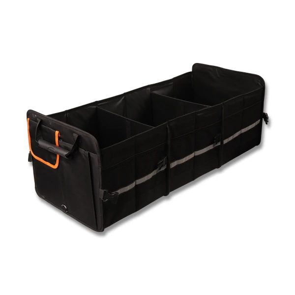 Multi Pockets Expandable Cargo Storage Organizers Box Large Capacity Collapsible Car Auto Trunk Organizer Car Boot Organizer