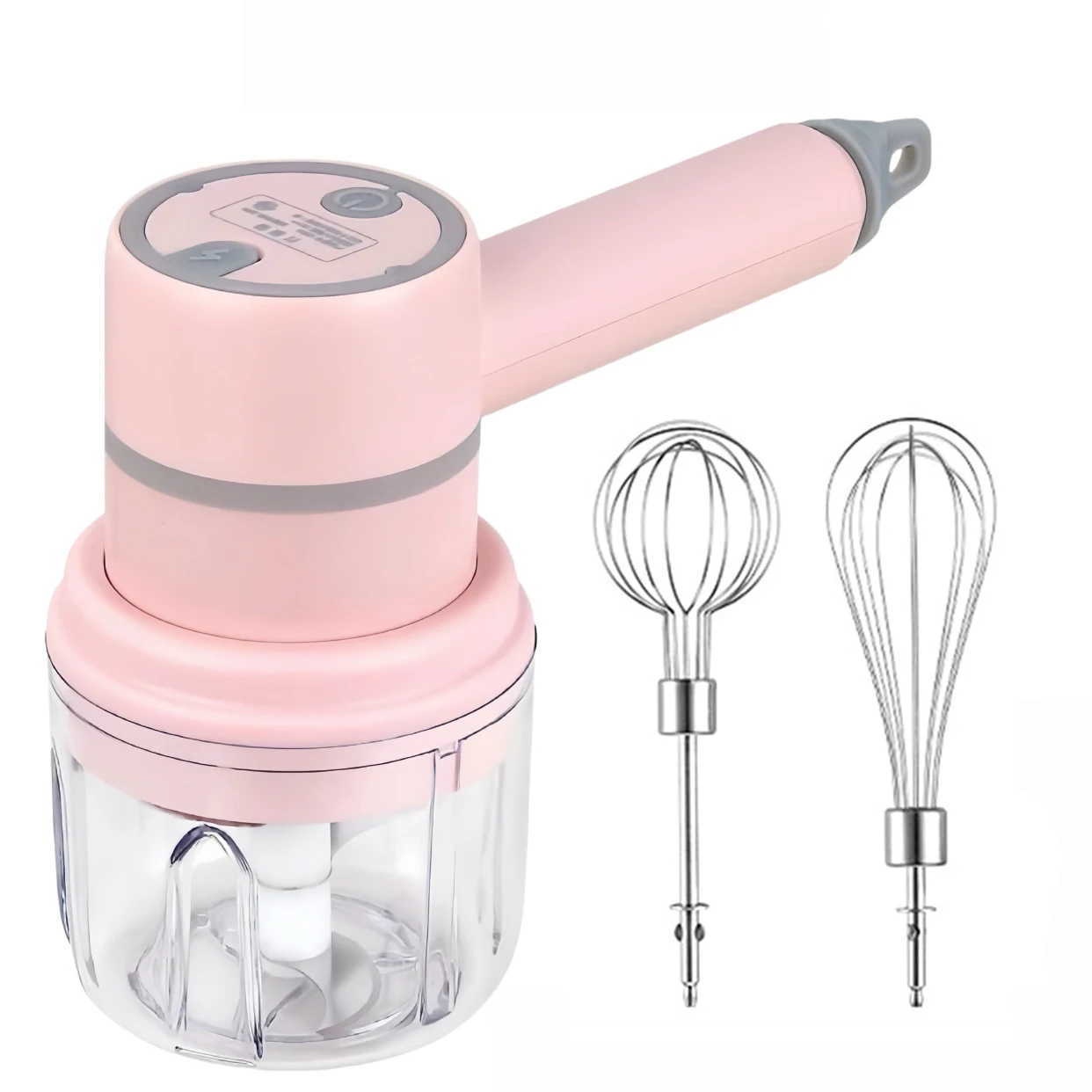 Electric 3-speed speed regulation two-in-one wireless portable manual outdoor household egg beater food mixer Blender