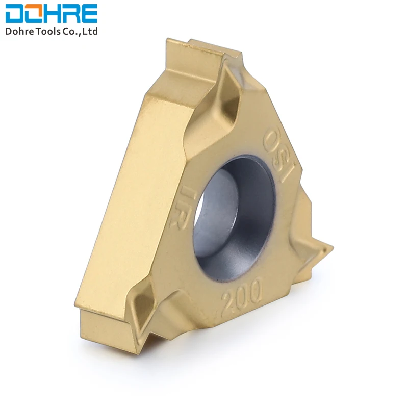 DOHRE High Feed Tungsten Carbide Lathe Turning Tool Threading Inserts CNC 16ER 16IR