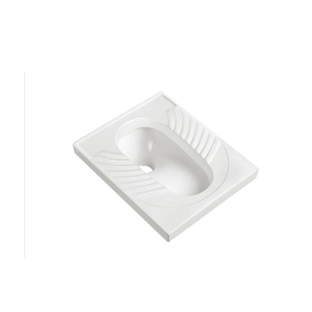 Medium Deep White Cheap Price Ceramic WC Pan Water Closet Porcelain Squatting Squat Toilet