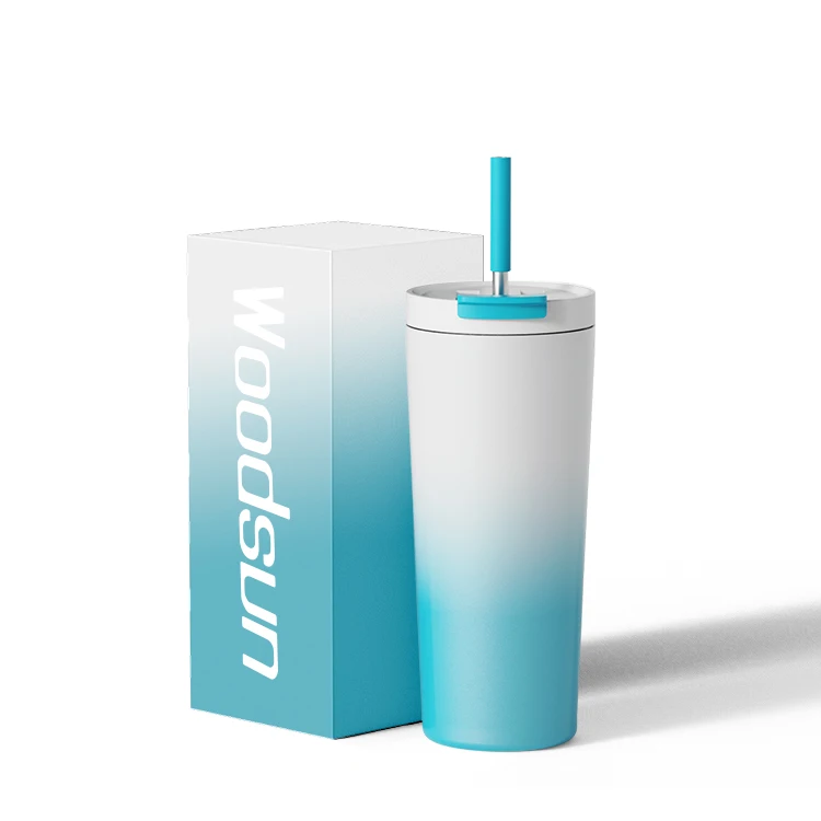 2024 Leisure Style Stainless Steel Vacuum Small Tumbler With Straw 24Oz