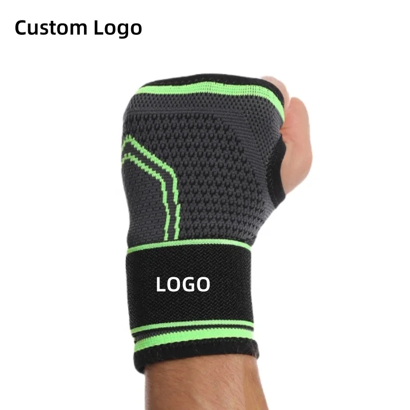 Sports Fitness Professional Unisex Nylon Breathable Compression Adjustable Adult Guard Wrist Support For Weightlifting