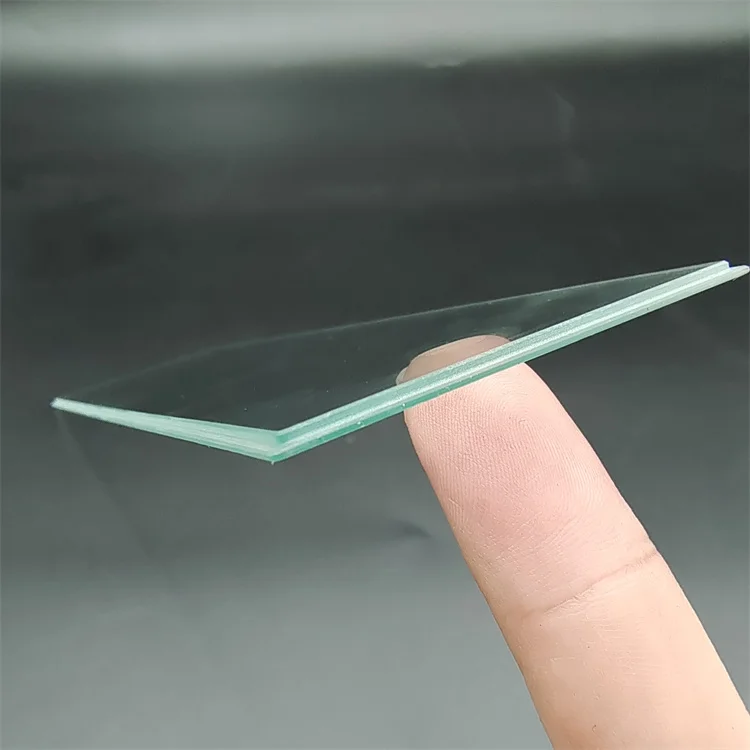 2-10mm Thick Clear Float Tempered Glass Panel Sight Glass Soda Lime Smooth Edge Cut Edge Clear Glass Sheet