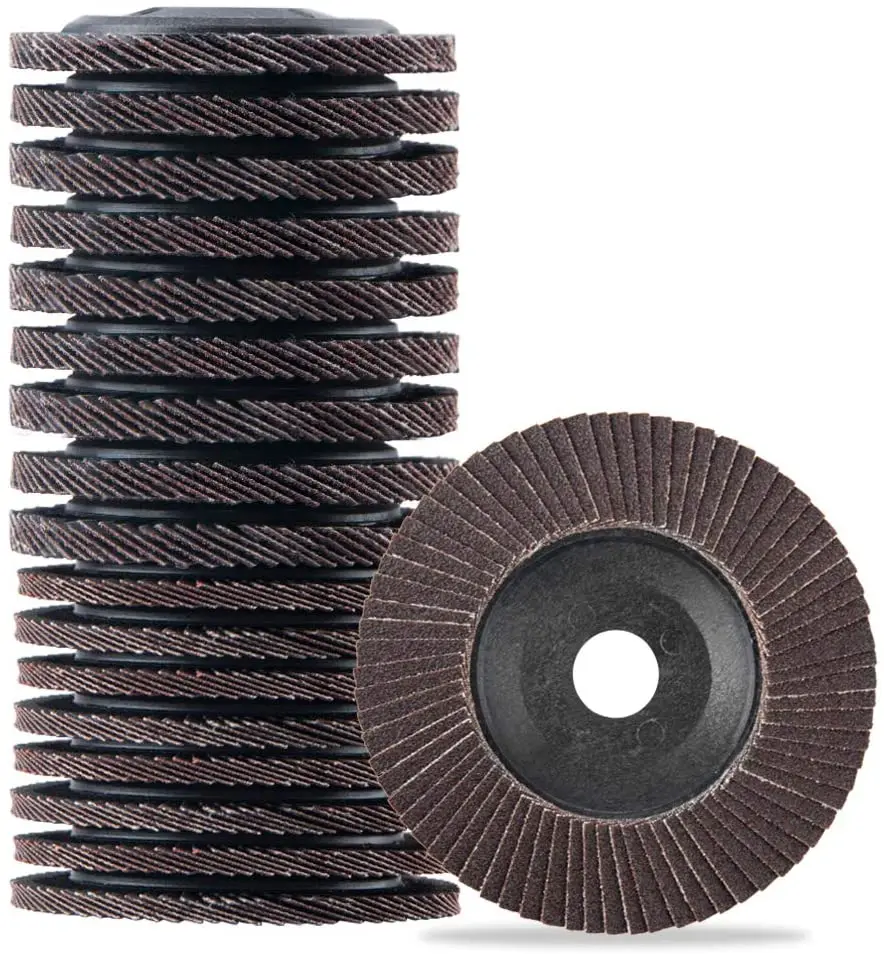 Полировальный диск 20 пакет шлифовальный круг для шлифовальных станков 4-дюймовый абразивный диск для металла Древесины Шлифовальный полировка