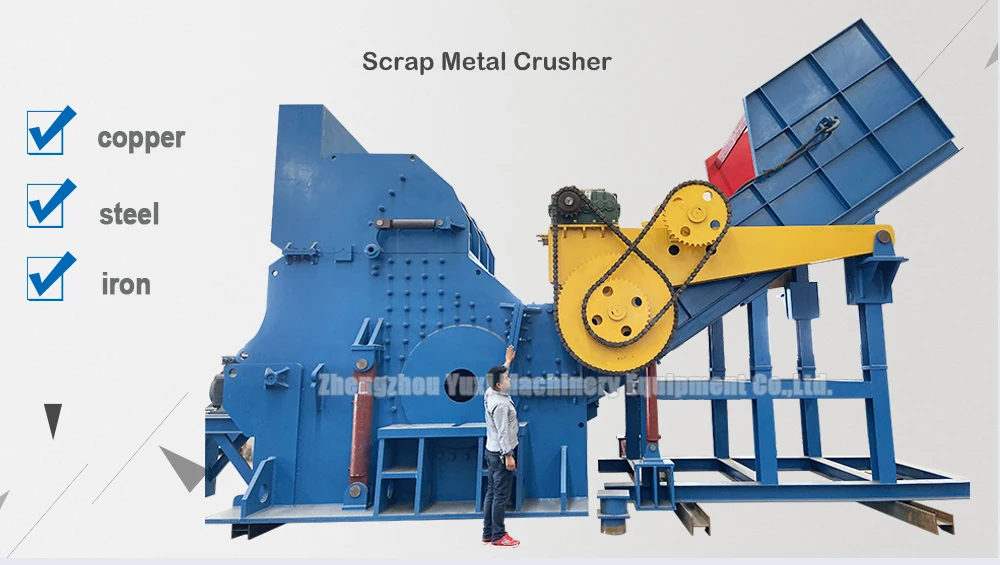 
Double Shaft Aluminum Brass Steel Iron Waste Shredder Equipment Animal Body Shredder Scrap Metal Shredding Machine 