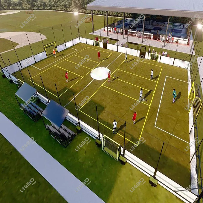 Customize Multifunctional Football Fields Football Stadium  Soccer Cage Full Set Of Sports Equipment For The Football Field