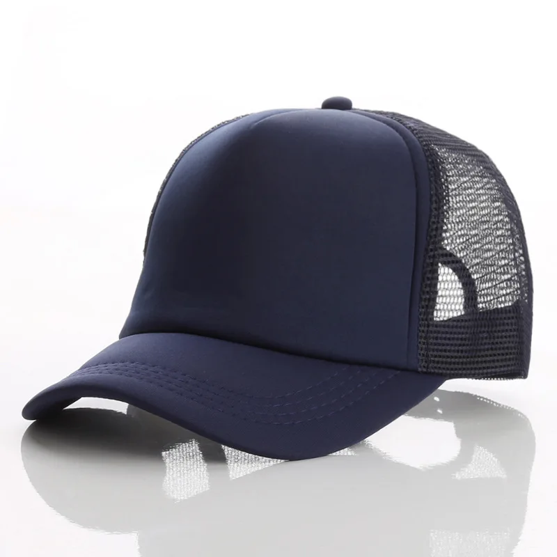 Wholesale custom Cheap cap 5 Panel  Golf Foam mesh Gorras Gorros blank hats  Baseball Custom logo Trucker Hat