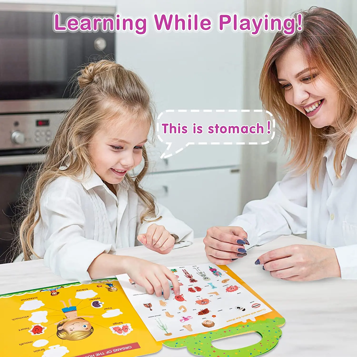 Custom Static Sticker Book for 2 3 Year Old Girls Boys Gifts Learning Toys