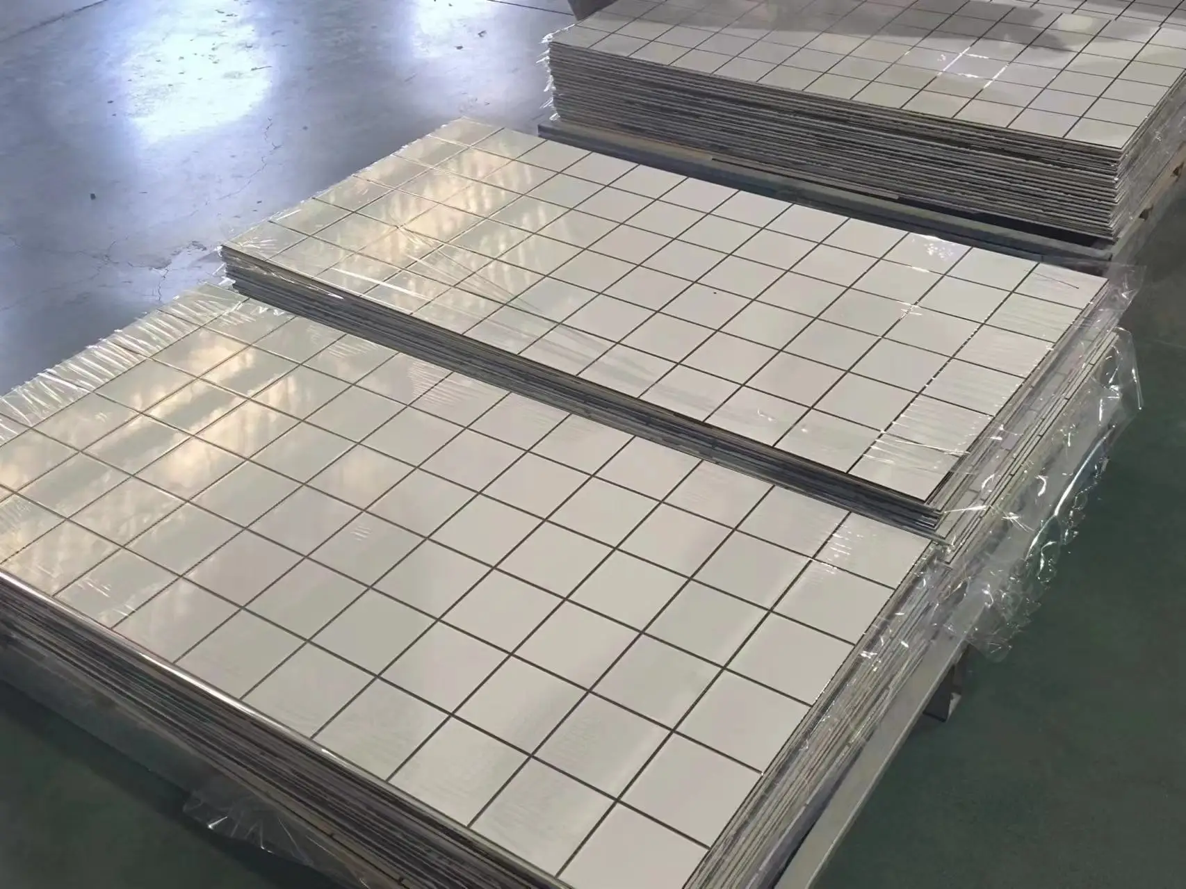 Two-story structural wall panels calcium carbonate wall panel TV wall paneling