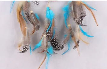 Wholesale Handmade Boho Hanging Feather Dream Catcher for Car Home Room Door Wall Art Party Decor Ornament Gift Craft DIY Kit